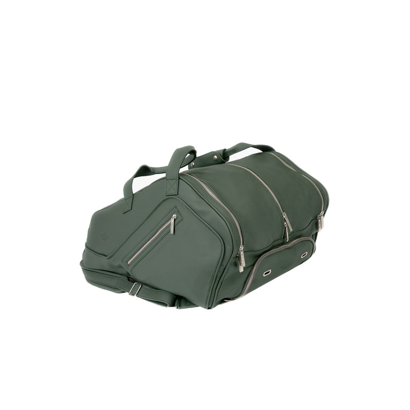 Cork Thermo Bag in olive leather