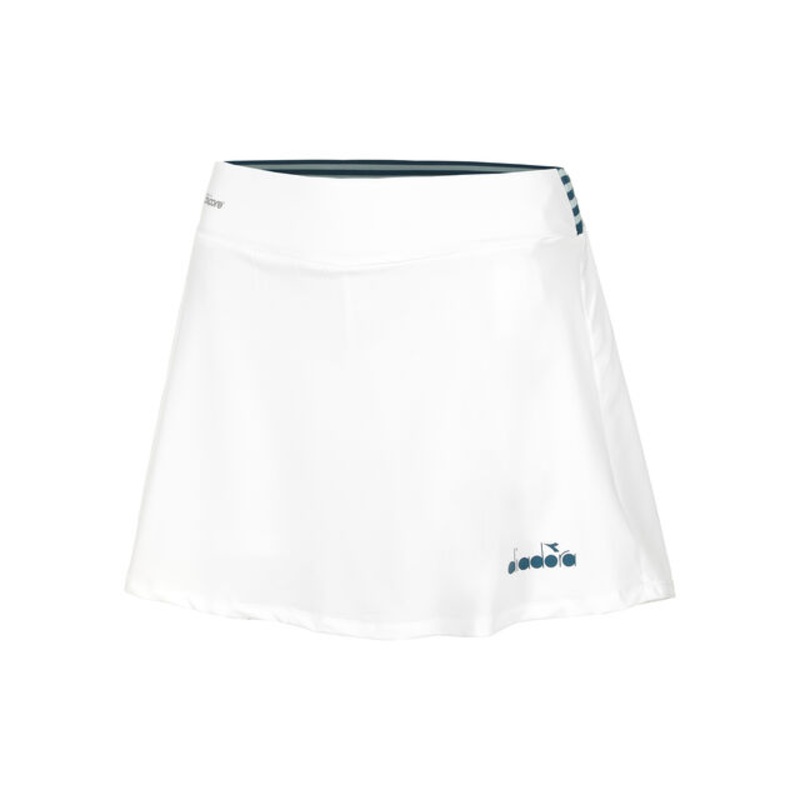 L. Icon Skirt Women - White, Petrol