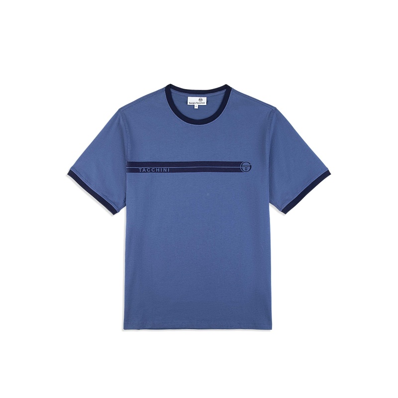 Sergio Tacchini Leo T -Shirt - Blue Indigo