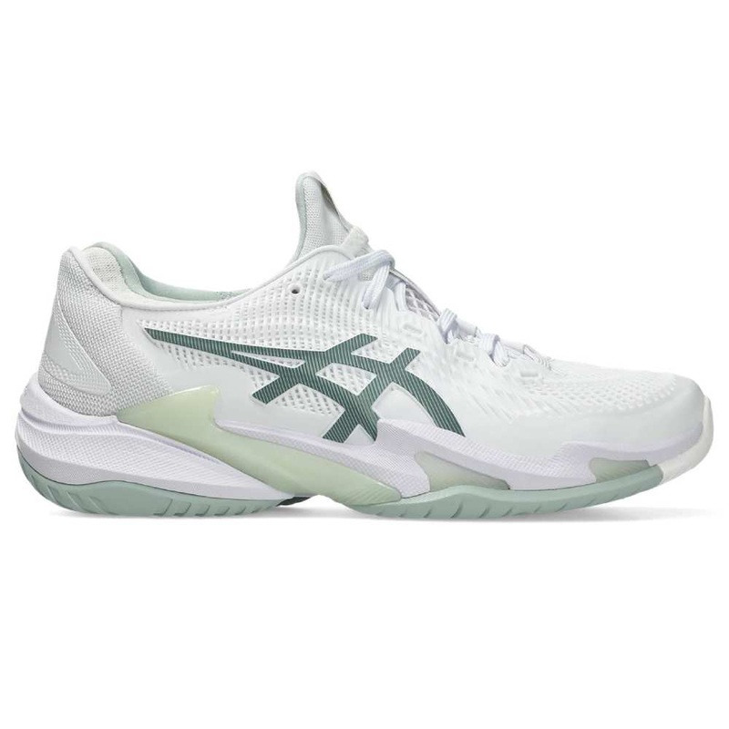 Asics Court FF 3 Women's Tennis Shoe (White/Lichen Rock)