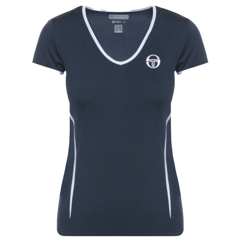 Sergio Tacchini Eva T-Shirt Navy/White