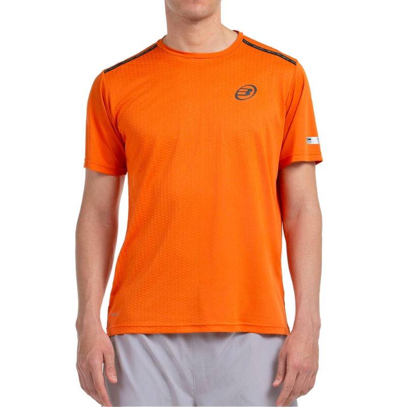 T-shirt Bullpadel Mesia Orange Fonc