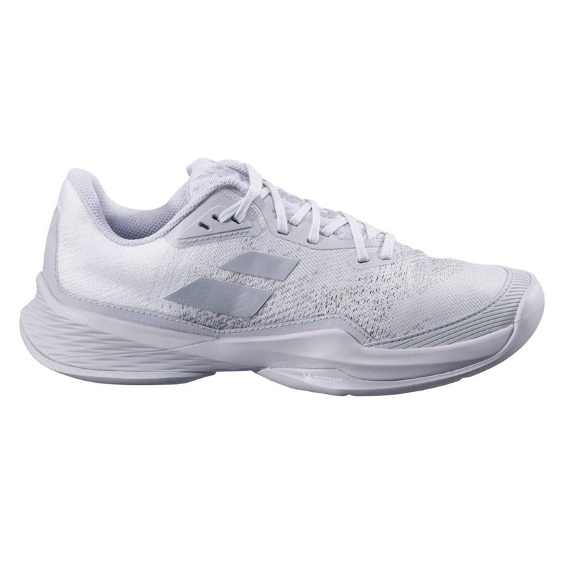 Babolat Jet Mach 3 AC Women's Tennis Shoe (White/Grey)