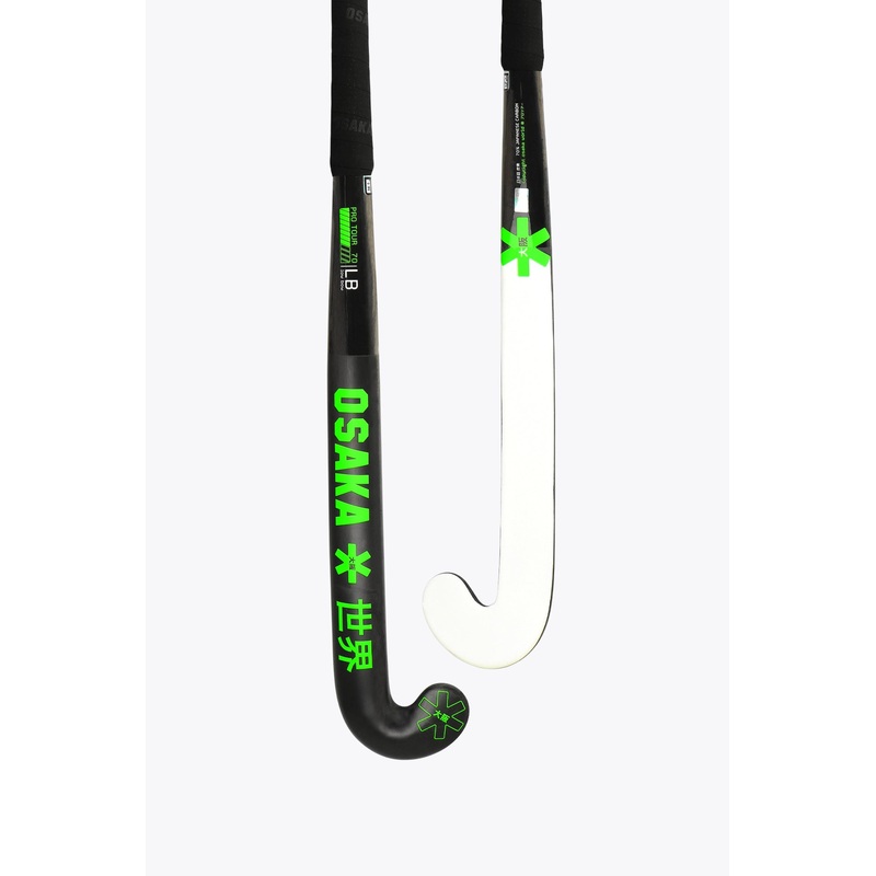 Osaka Field Hockey Stick Pro Tour 70 - Low Bow - LTD Edition White | Iconic Black