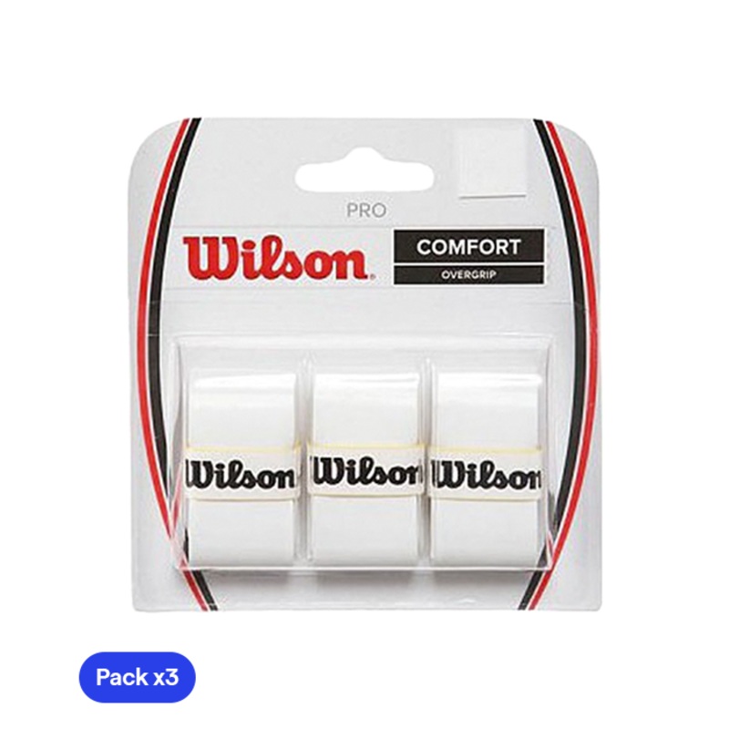 Overgrips Wilson Padel Pro Blanco (Pack x3)