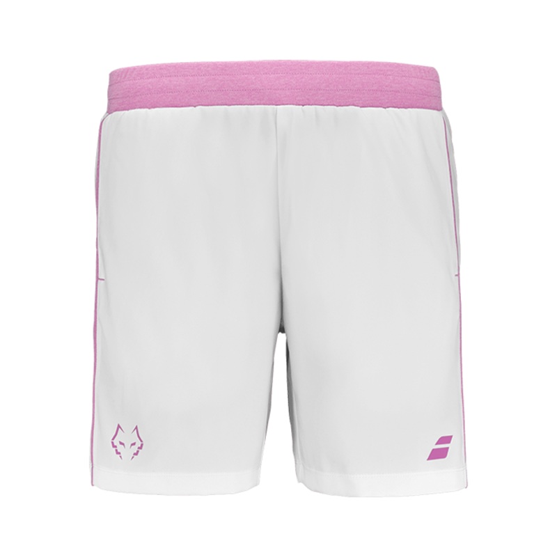 Pantaln Babolat Juan Lebrn Blanco/Rosa 2025