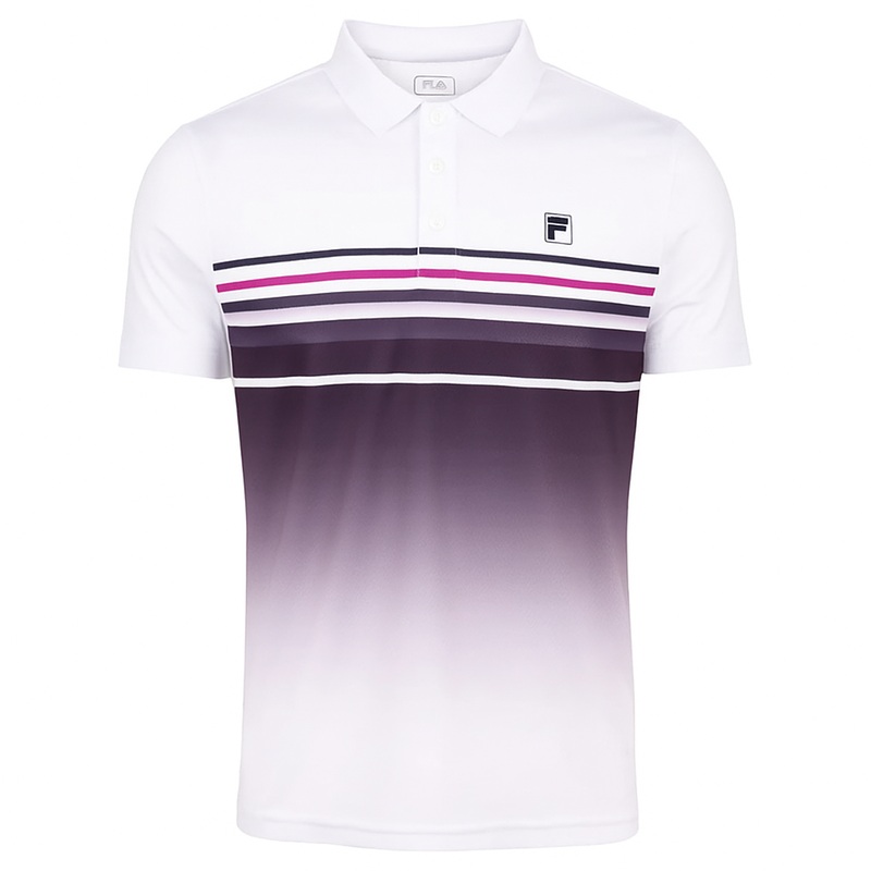 Polo Fila Diego Blanc/Violet|S|M|L|XL