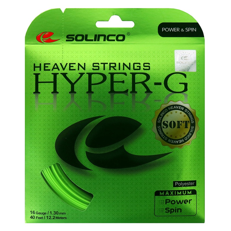 Solinco Hyper-G Soft 17/1.20 Tennis String (Green)