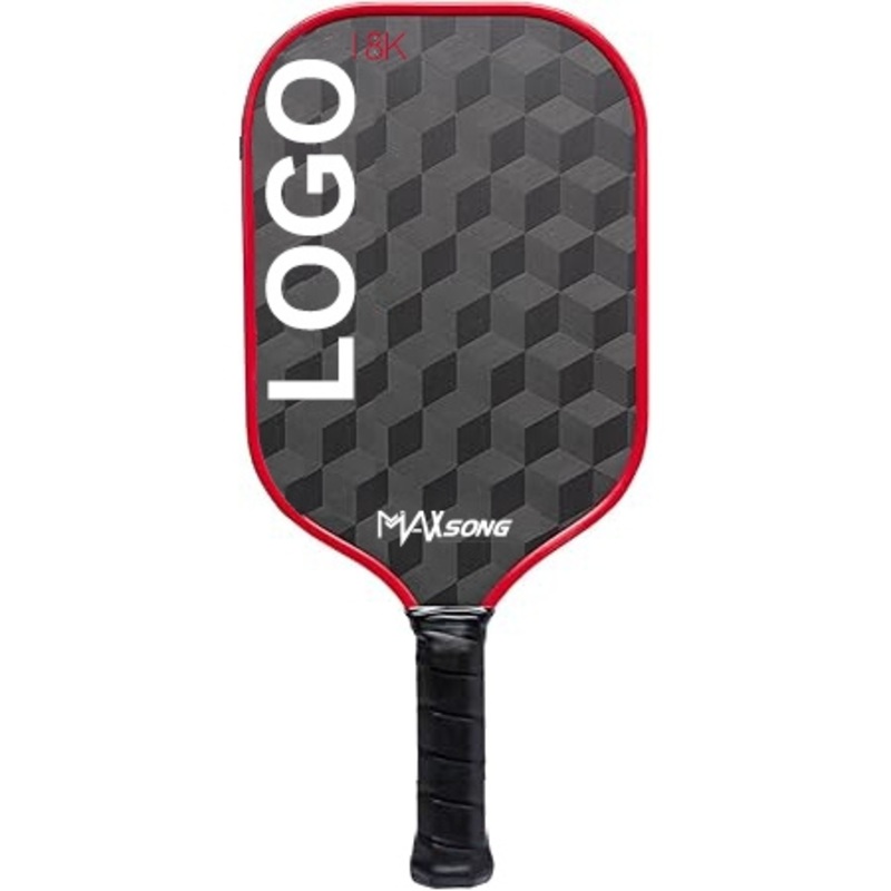 2025 Wholesale Custom Black Raw Material Carbon Fiber PRO Pickleball for Professional Players Racket