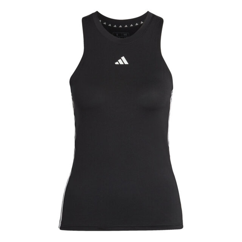 Essentials AEROREADY Train Regular 3-Stripes Tank Top Women - Black