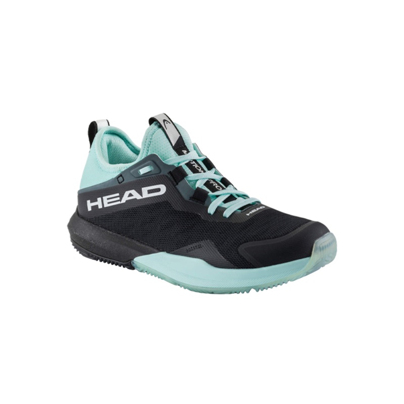 Zapatilla HEAD Motion Pro Padel Women Black/Aqua