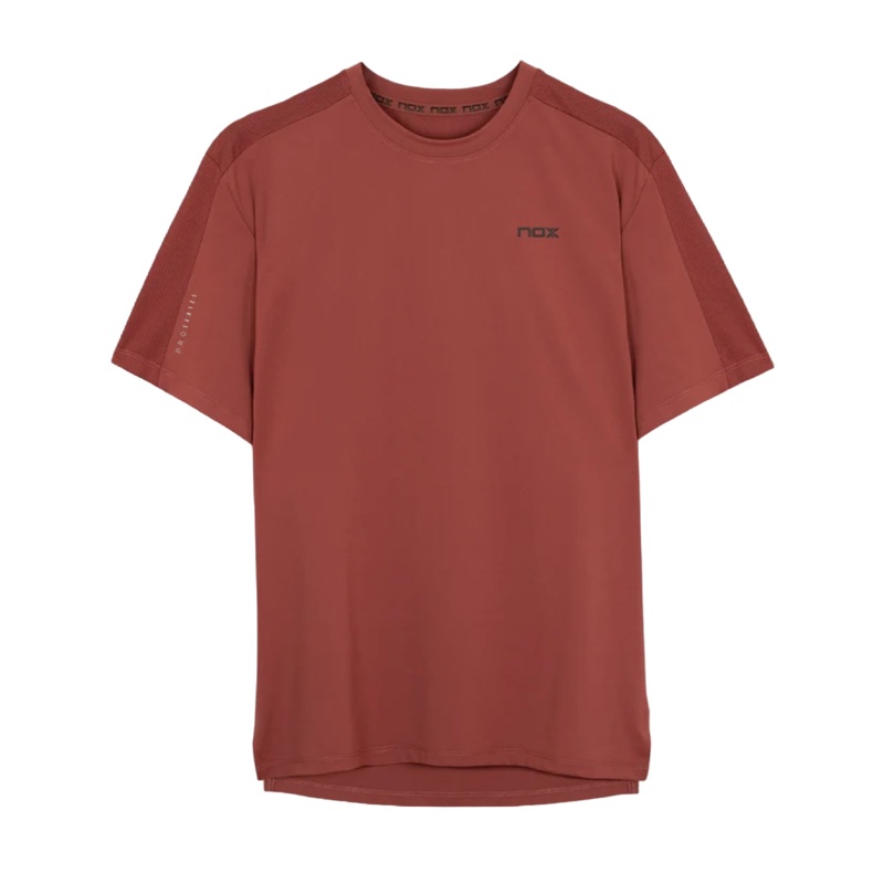 Nox Pro Regular Padel T-Shirt Maroon