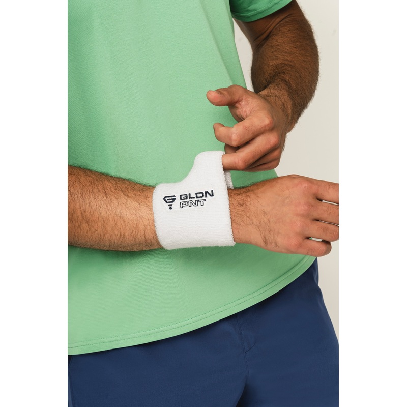 Sweatband White/Black|4"