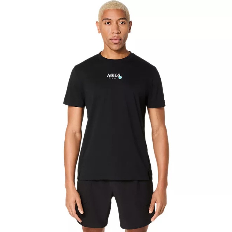 T-shirt Asics Game Seasonal Graphic Tee Noir