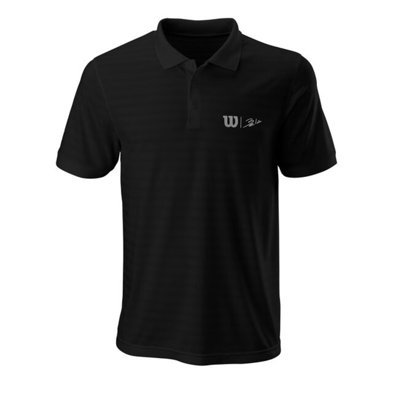 Bela Stripe II Polo Men - Black