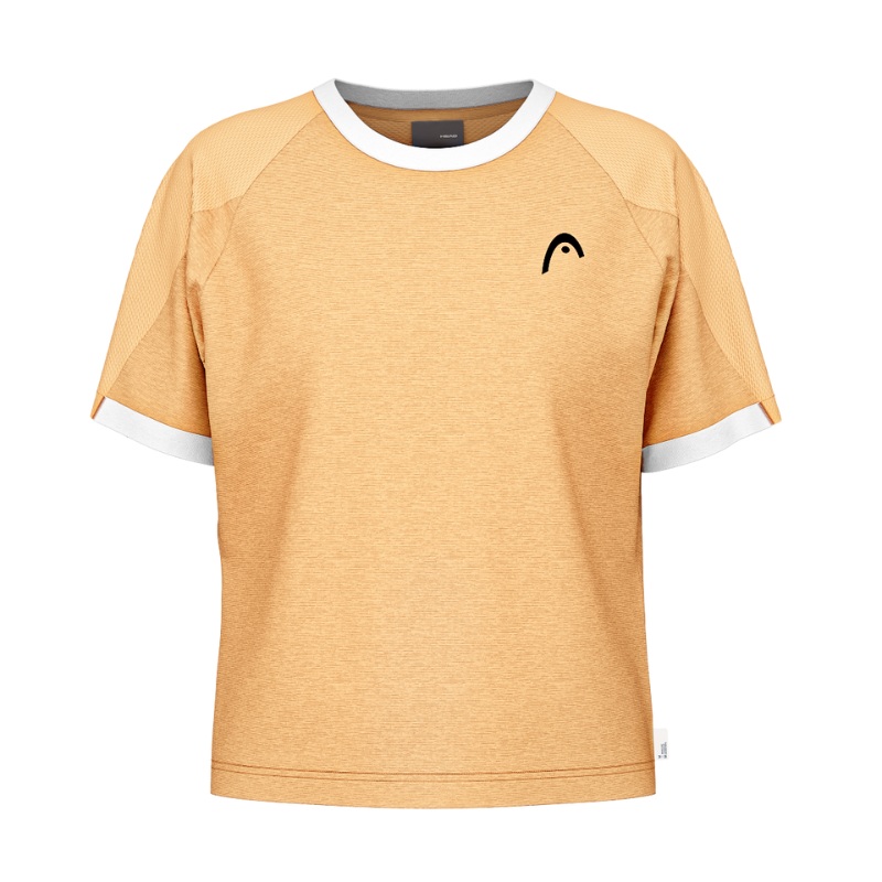 T-shirt Head Play Tech Orange Femme