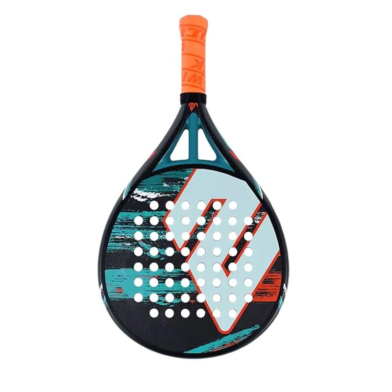 Badminton Shuttlecock with Custom Logo, Professional Design, Padel Racket & Beach Tennis Racket, Carbon Fiber Braided, Custom Made Beach Tennis Racket