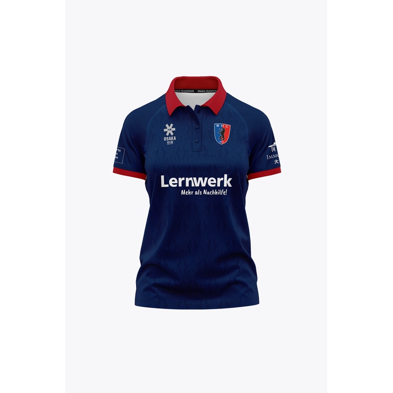 Berlin Kids Girls Polo Jersey - Navy