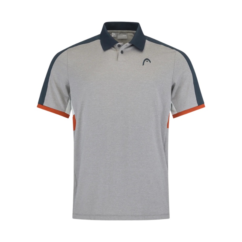 Polo Head Tech Gris/Orange|S|M|L|XL|XXL