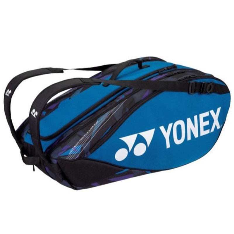 Yonex Pro 12-Racquet Bag Wide Version (Blue/Black)