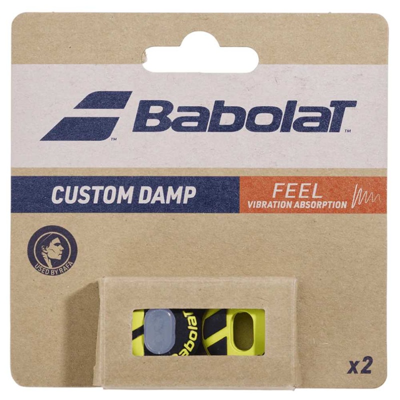 Babolat Custom Vibration Dampeners (Black/Yellow)