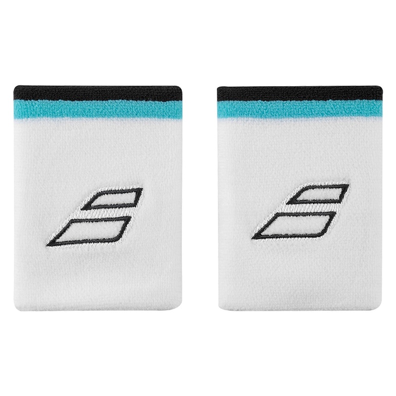 Babolat Terry Jumbo Wristband|White|Black