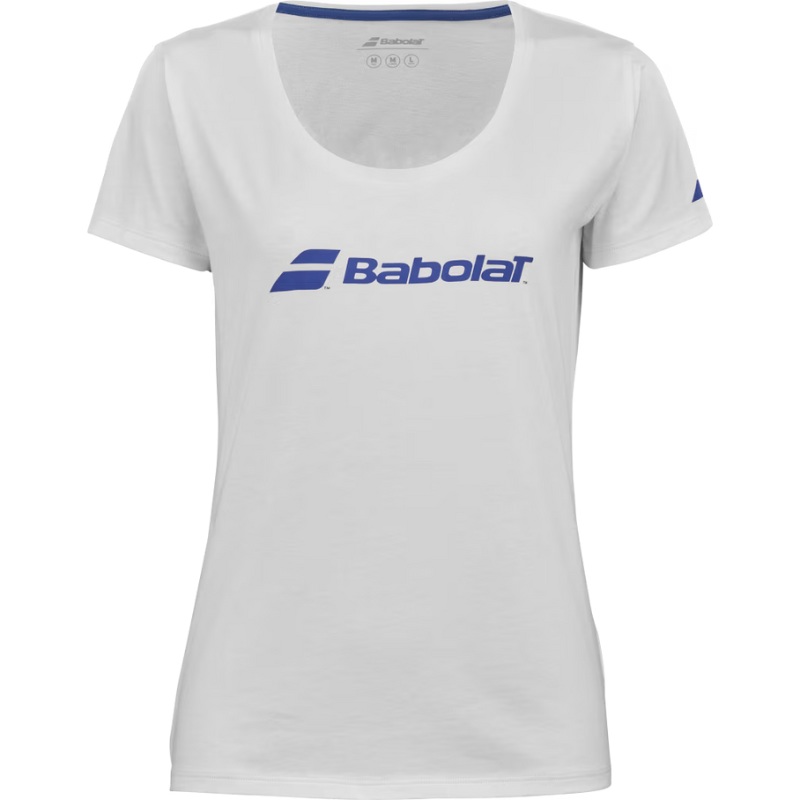 T-shirt Babolat Exercice Tee Blanc Femme