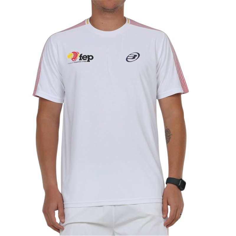 T-shirt Bullpadel Replica FEP Exudo Blanc