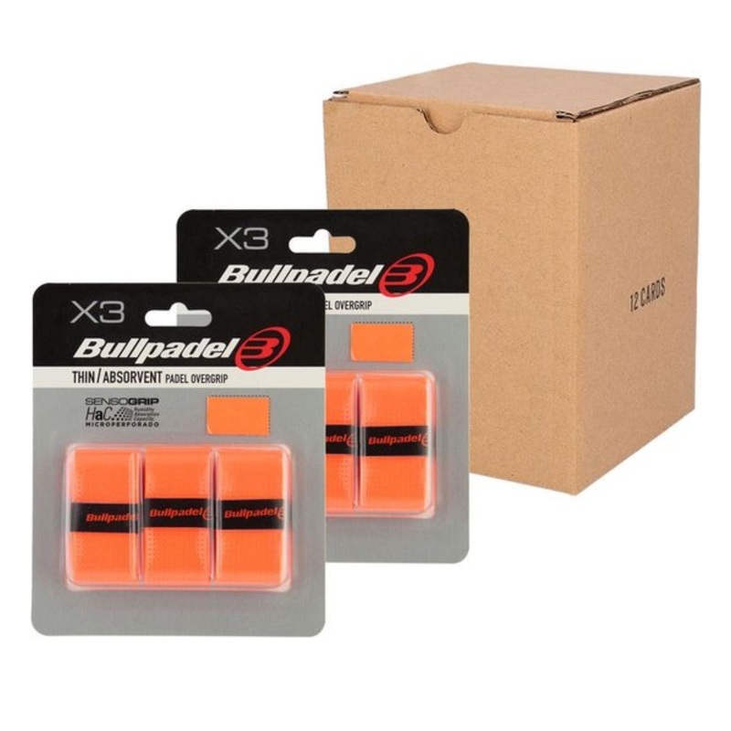 Bullpadel Overgrips Orange (12 X 3 Stuks)
