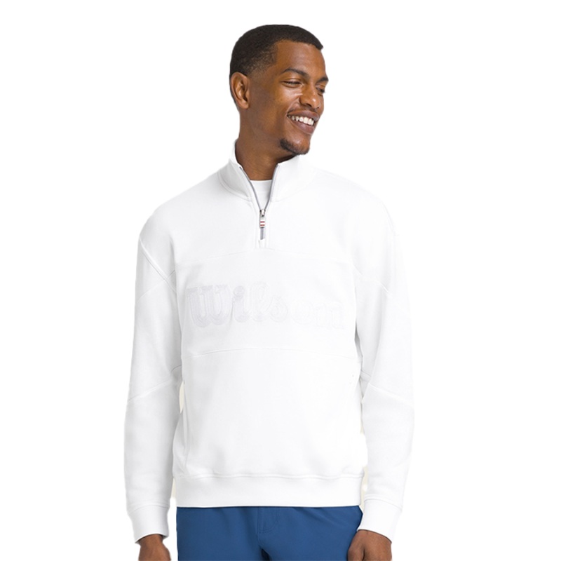 Sudadera Wilson Parkside Half-Zip Pullover Bright White