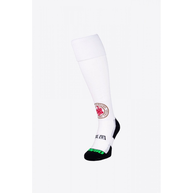 KHC Dragons Field Hockey Socks - Retro Edition | White