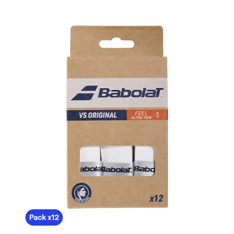 Overgrips Babolat VS Original Liso Blanco (Pack x12)
