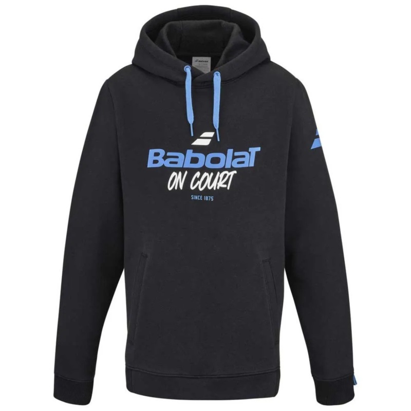 Sweat Babolat Exercice Hood Noir Junior