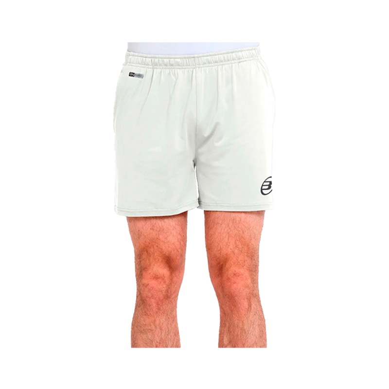 Pantaln Corto Bullpadel Meis 25V Gris Perla 2025
