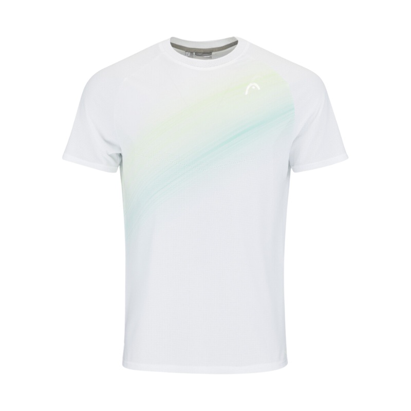 T-shirt Head Performance Blanc/Vert