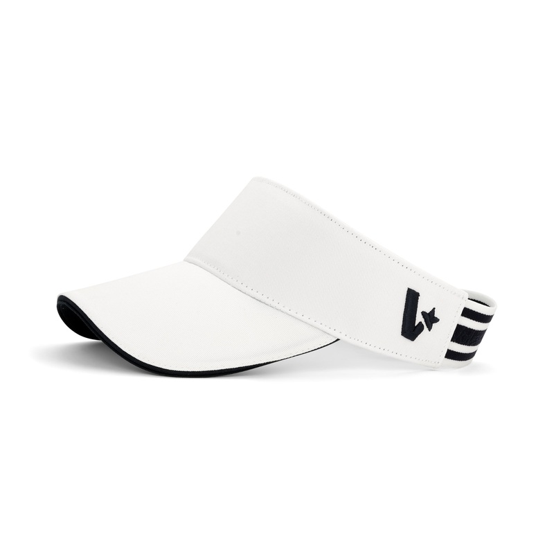 Vole V Star Visor Hat|White|Pink