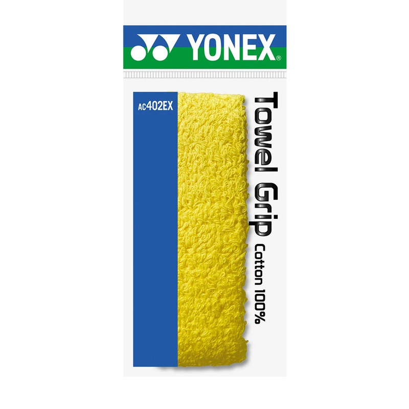 Yonex Towel Grip (1 Wrap)|Yellow|Black|Saxe (Light Blue)|Blue|Orange|Red