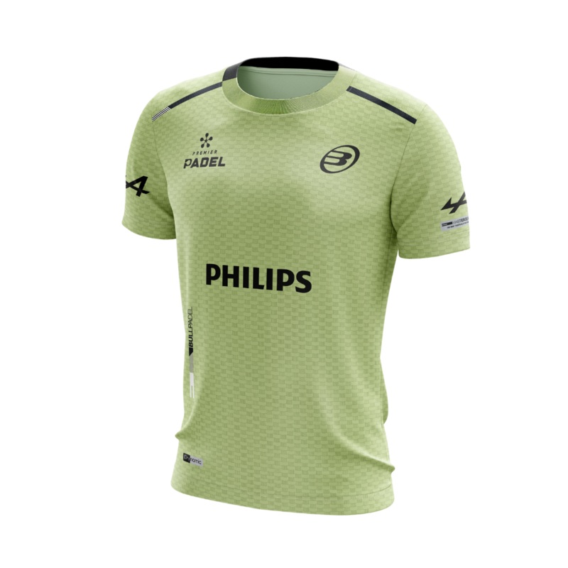 T-shirt Bullpadel Acilio Replica Di Nenno Jaune