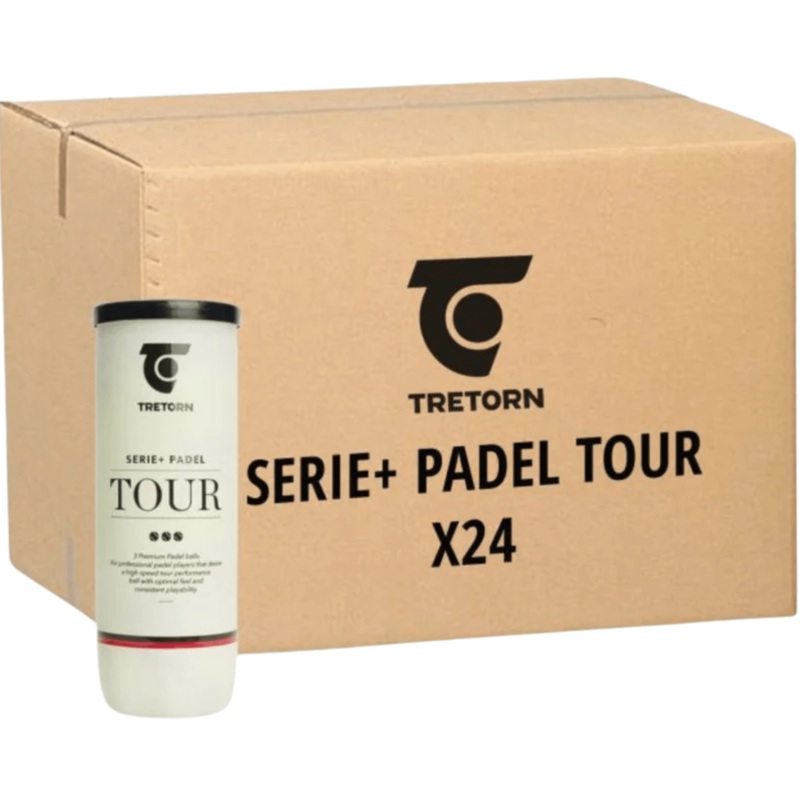 Tretorn Serie + Tour Padelballs Box (24x3 st.)