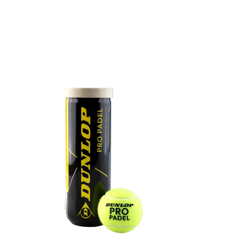 Dunlop Pro Padel Balls (Tube of 3)