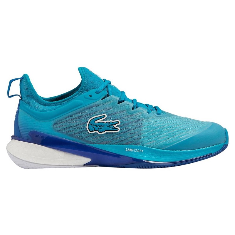 Lacoste AG-LT23 Lite Women's Tennis Shoes (Blue/White)