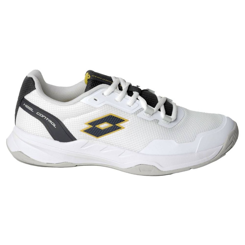 Lotto Mirage 600 III Men's Tennis Shoe (White/Asphalt)
