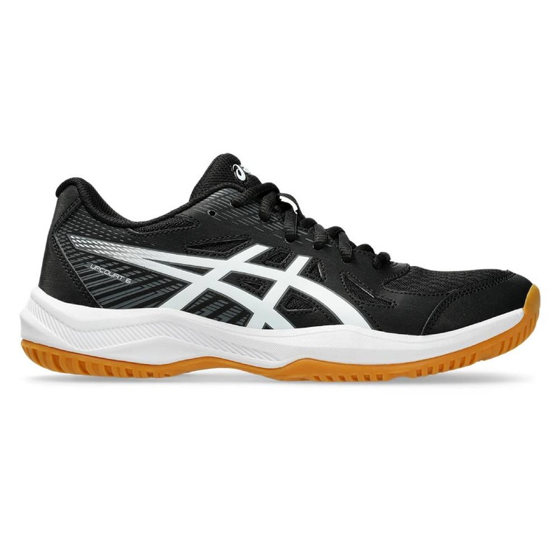 Asics Upcourt 6 Women's Indoor Court Shoe (Black/White)