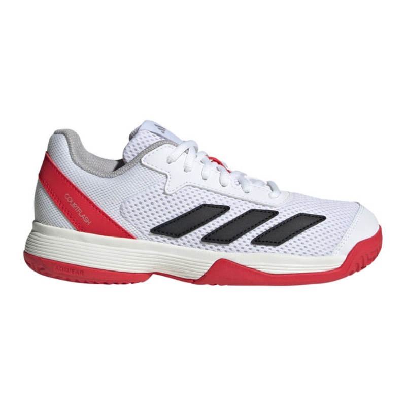 Courtflash All Court Shoe Kids - White, Red
