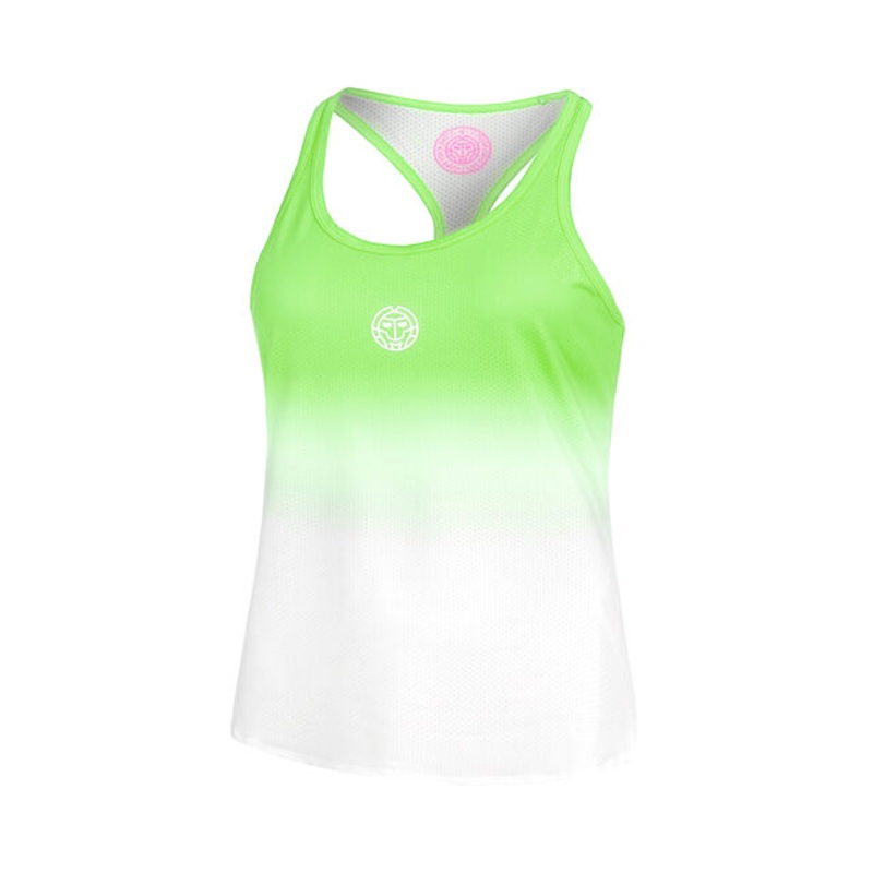 Crew Gradiant Tank Top Girls - Neon Green, White