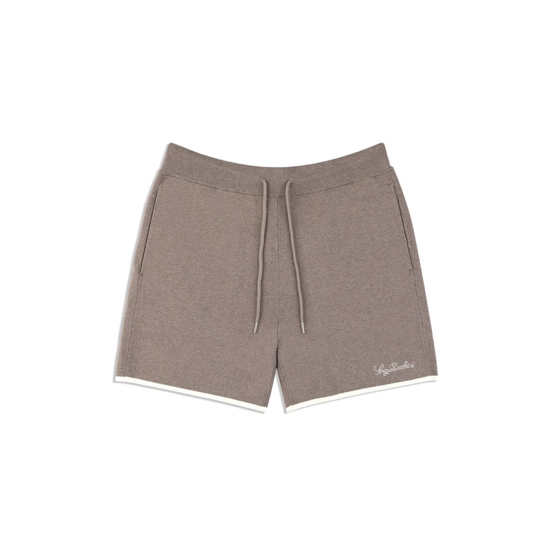Sergio Tacchini Enzo Knit Shorts - Taupe Grey