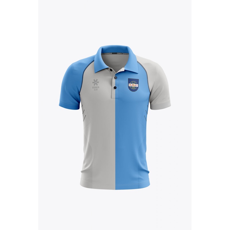 Hurley Women Polo Jersey - Retro Edition | Sky Blue-Grey