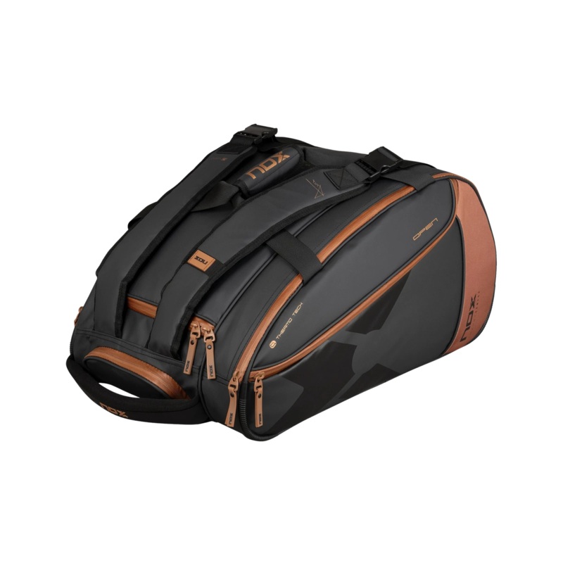 Nox LUXURY OPEN Series Black/Brown Padel Bag