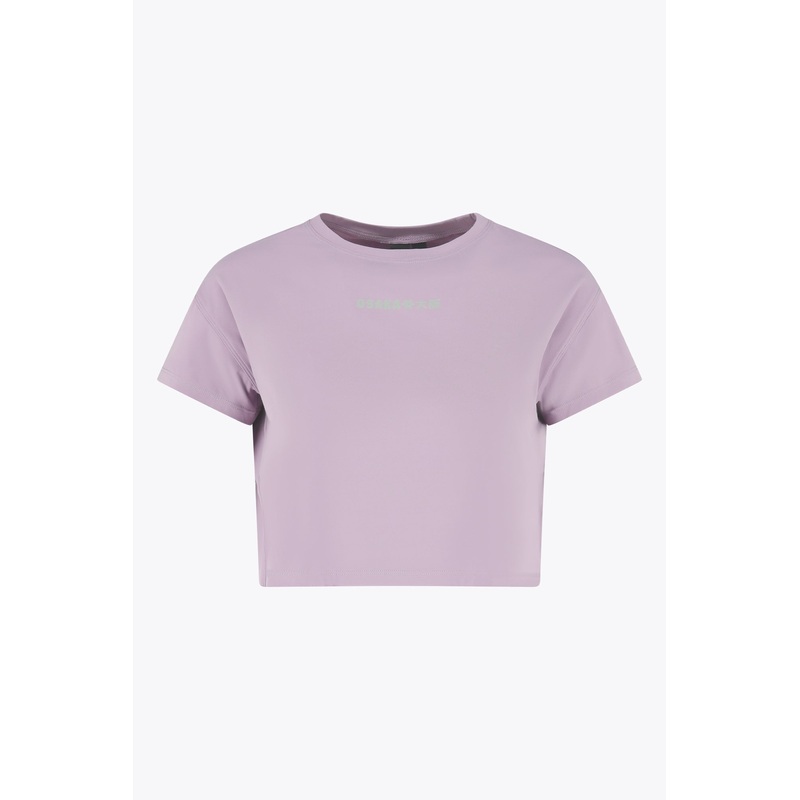 Osaka Women Loose Cropped Tee | Purple