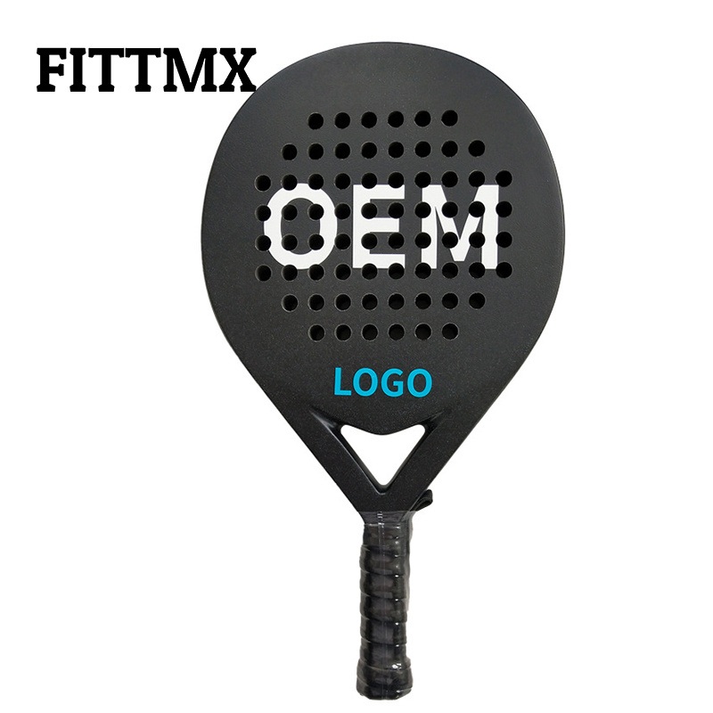 38mm Thickness Full Carbon Paddle 3K 12K 18K Padel Tennis Rackets